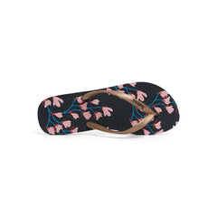 Kustom Classic Jandal Navy Floral