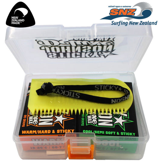 Sticky Johnson Deluxe Wax and comb set