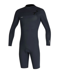 O'Neill Hyperfreak 2mm Long Sleeve Springsuit Chest Zip Wetsuit - Black