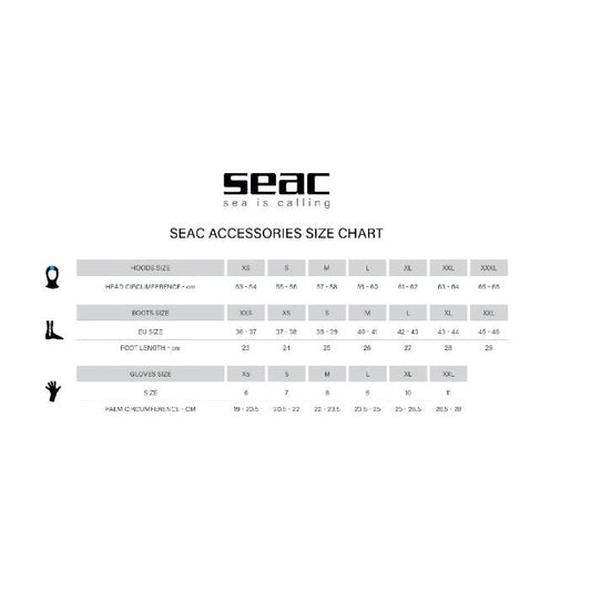 SEAC AMARA COMFORT DIVING GLOVES 1.5MM