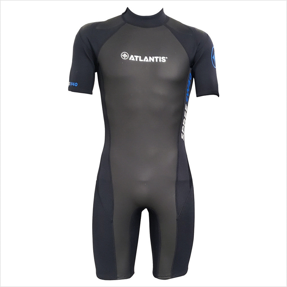Atlantis Spree SW40 3mm Wetsuit, Shortie for Men, Women and Youth