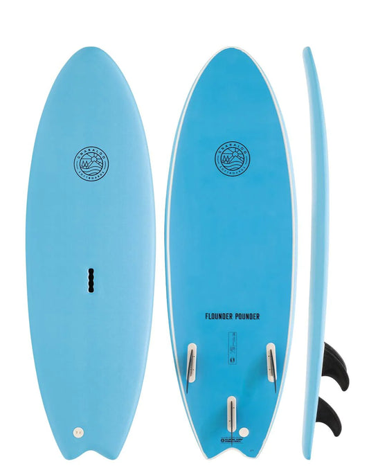 Modern Gnaraloo Flounder Pounder Beginner Surfboard - Foamie