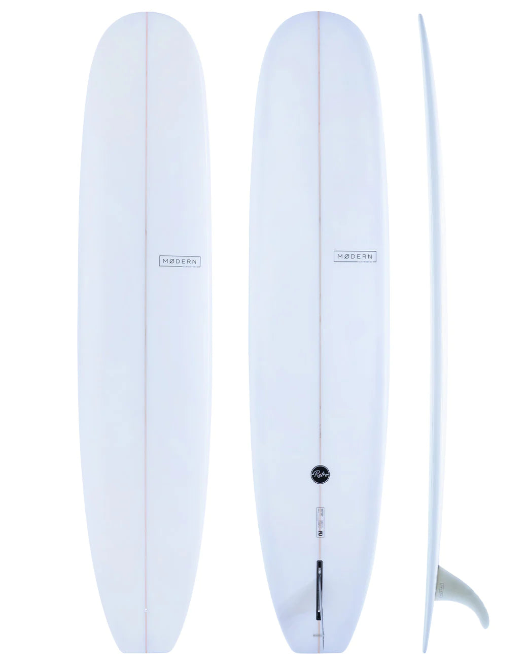 Modern Retro - PU Surfboard - Longboard - Fiberglass
