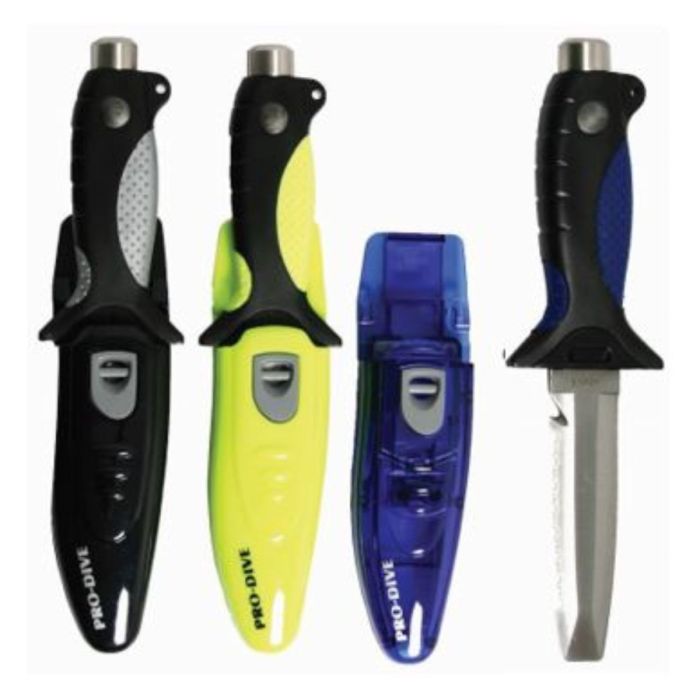 PRODIVE DROP POINT / CHISEL TIP DIVING KNIFE